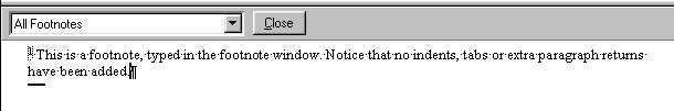 Footnote done correctly
